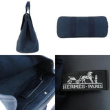 Hermes Valparaiso MM Silver Hardware Handbag Toile Chevron