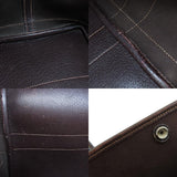 Hermes Garden Party PM Dark Brown Silver Hardware Tote Bag