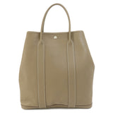 Hermes Garden File MM Etoupe Silver Hardware Tote Bag