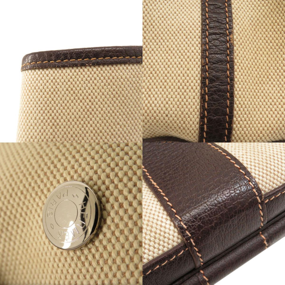 Hermes Garden Party PM Toile H Silver Hardware Tote Bag