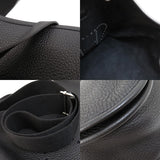 Hermes Evelyn 3 Black Silver Hardware Shoulder Bag Togo