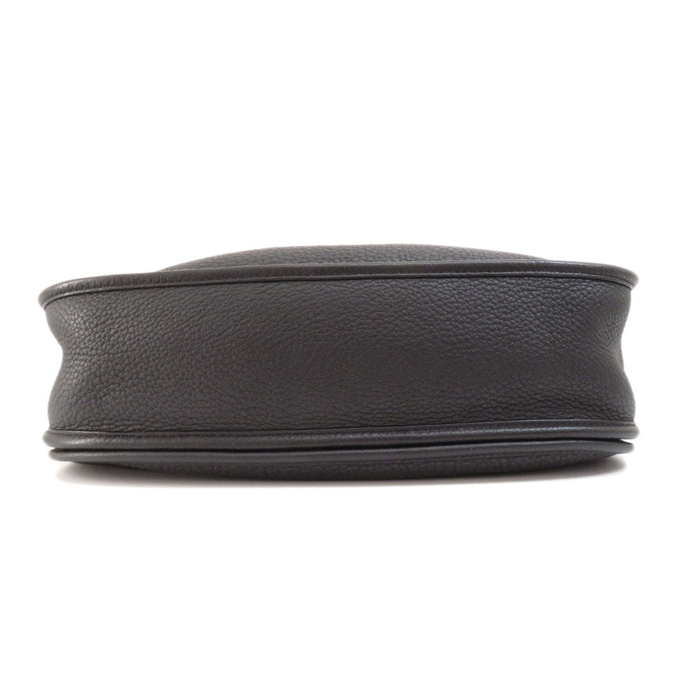 Hermes Shoulder Bag Togo black Evelyn 3 Black SilverMetal Women