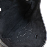 Hermes Evelyn 3 Black Silver Hardware Shoulder Bag Togo