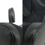 Hermes Garden Party PM Black Silver Metal Fittings Tote Bag