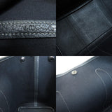 Hermes Garden Party PM Black Silver Metal Fittings Tote Bag