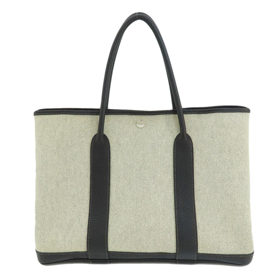 Hermes Garden Party PM Tote Bag Toile H Gray