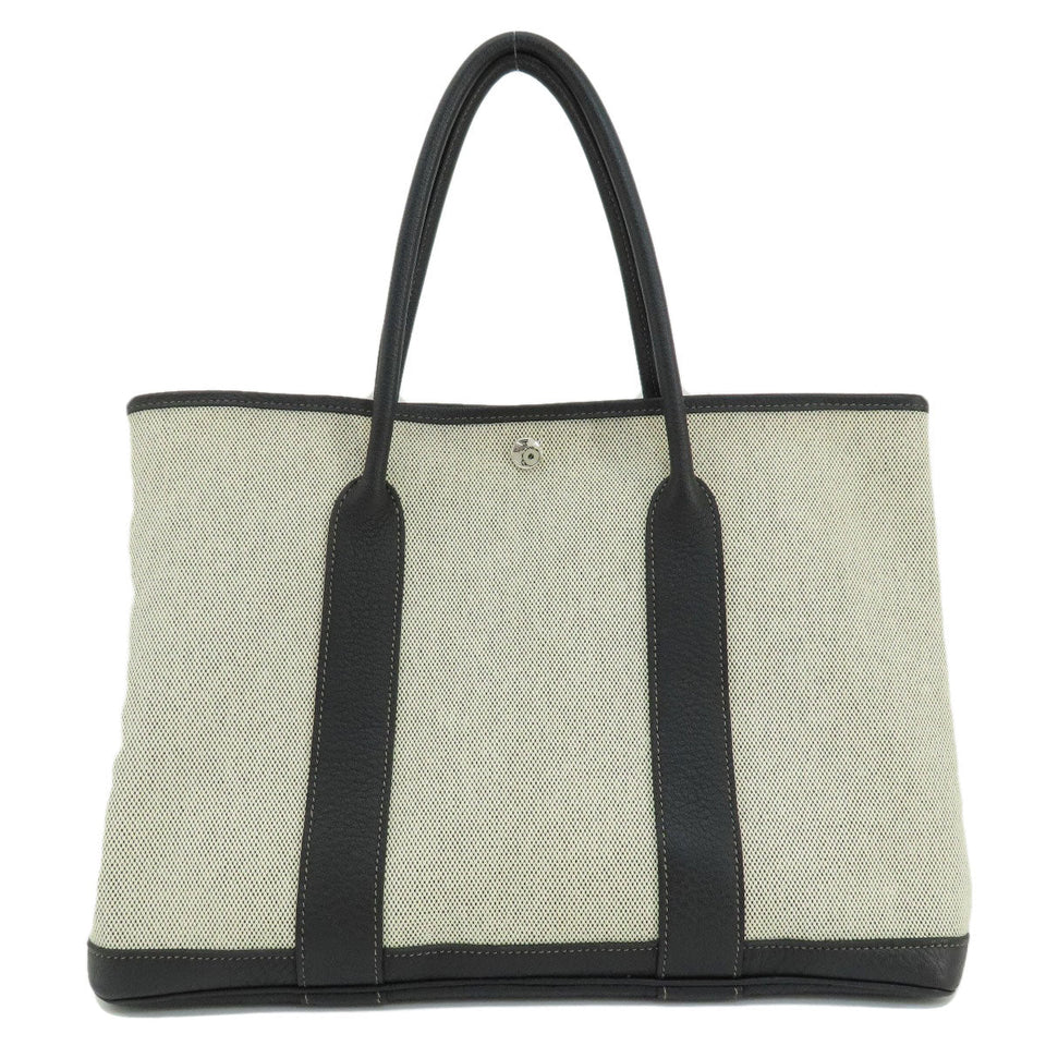 Hermes Garden Party PM Tote Bag Toile H Gray