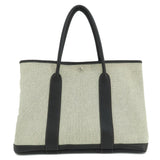 Hermes Garden Party PM Tote Bag Toile H Gray