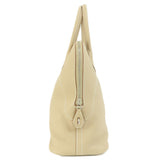Hermes Handbag Epsom beige Bolide Relax 35 Beige SilverMetal