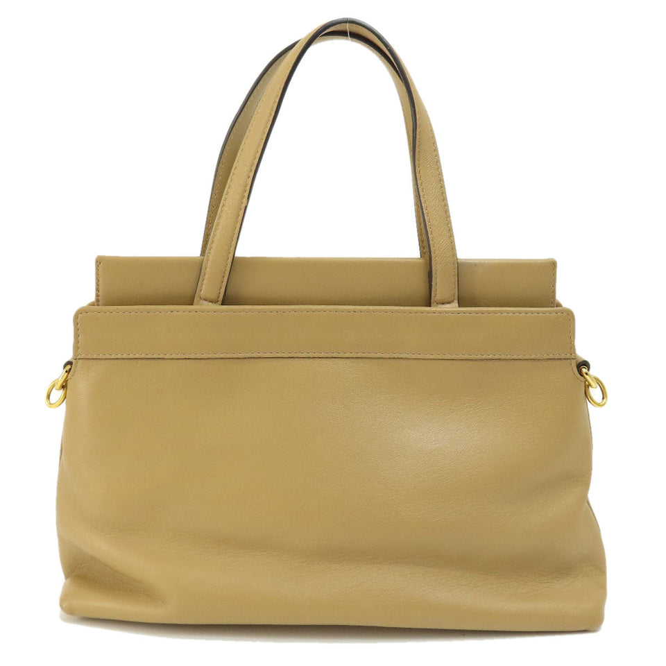 Gucci Handbag 631663 leather Brown 2WAY