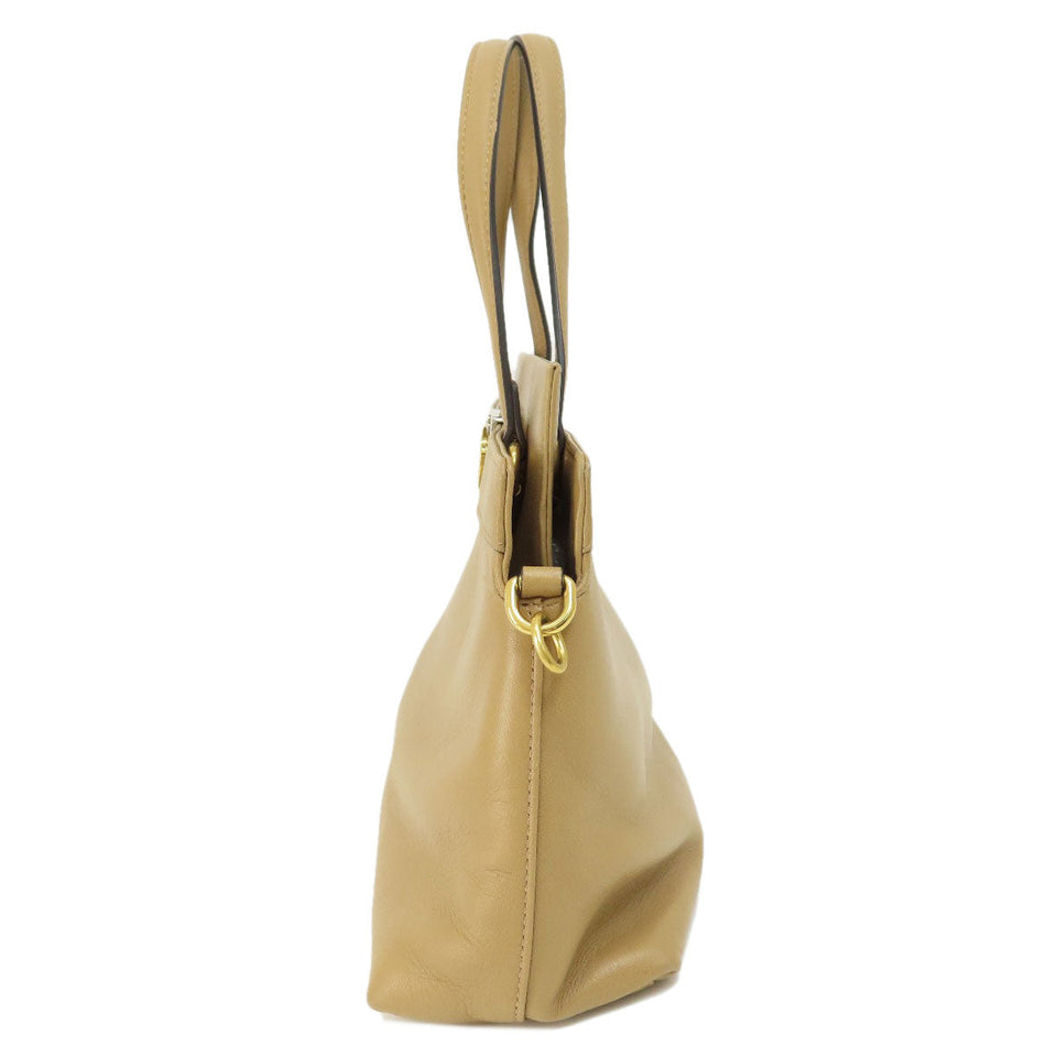 Gucci Handbag 631663 leather Brown 2WAY