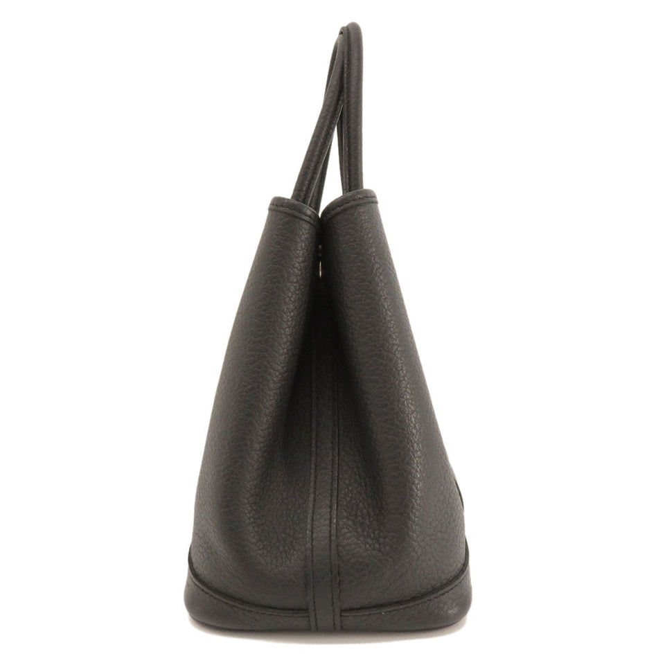 Hermes Garden Party TPM Black Silver Hardware Handbag Negonda
