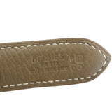 Hermes Trim 31 Etoupe Silver Hardware Shoulder Bag Taurillon