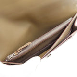 Hermes Dogon GM Etoupe Silver Metal Fittings Long Wallet