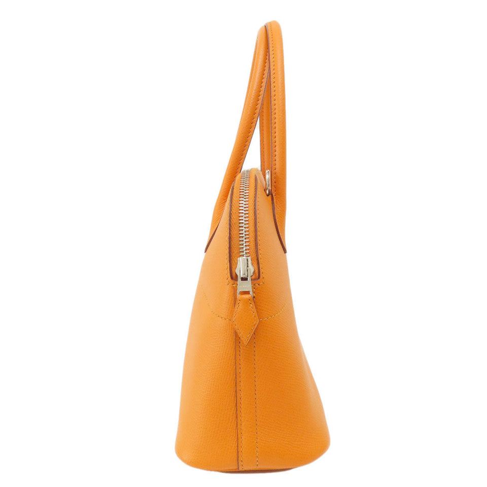 Hermes Handbag Epsom Orange Bolide 27 Apricot SilverMetal