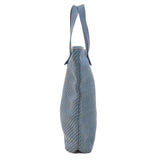 Hermes Handbag Cloth material Navy Amedaba Women