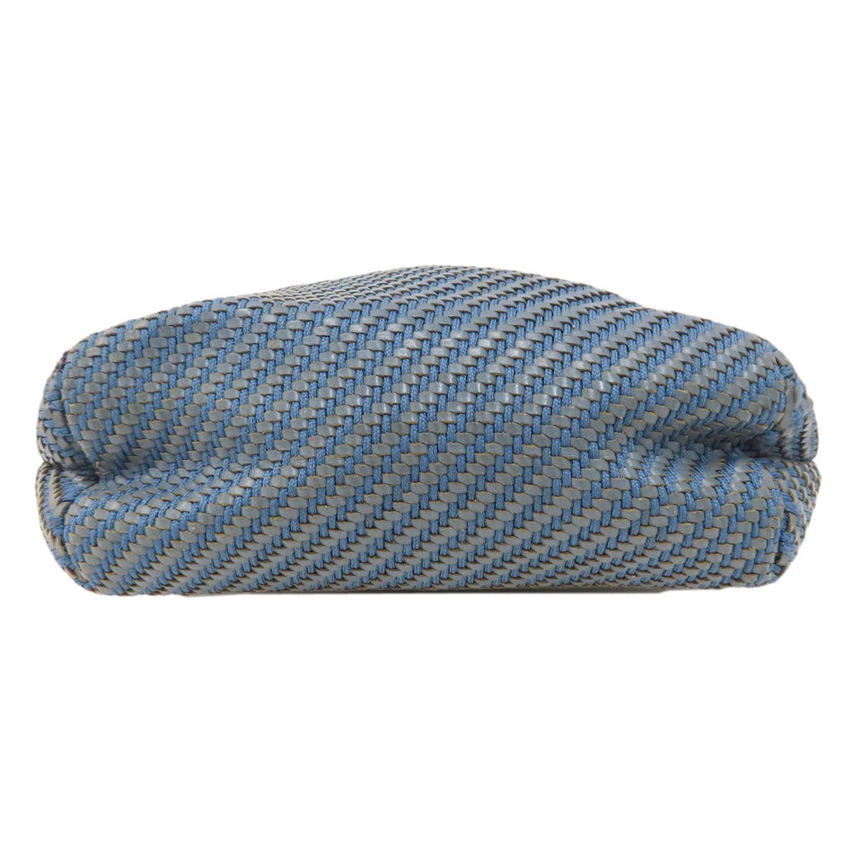 Hermes Handbag Cloth material Navy Amedaba Women