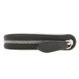 Burberry Long Wallet Purse leather black Logo motif mens(Unisex)