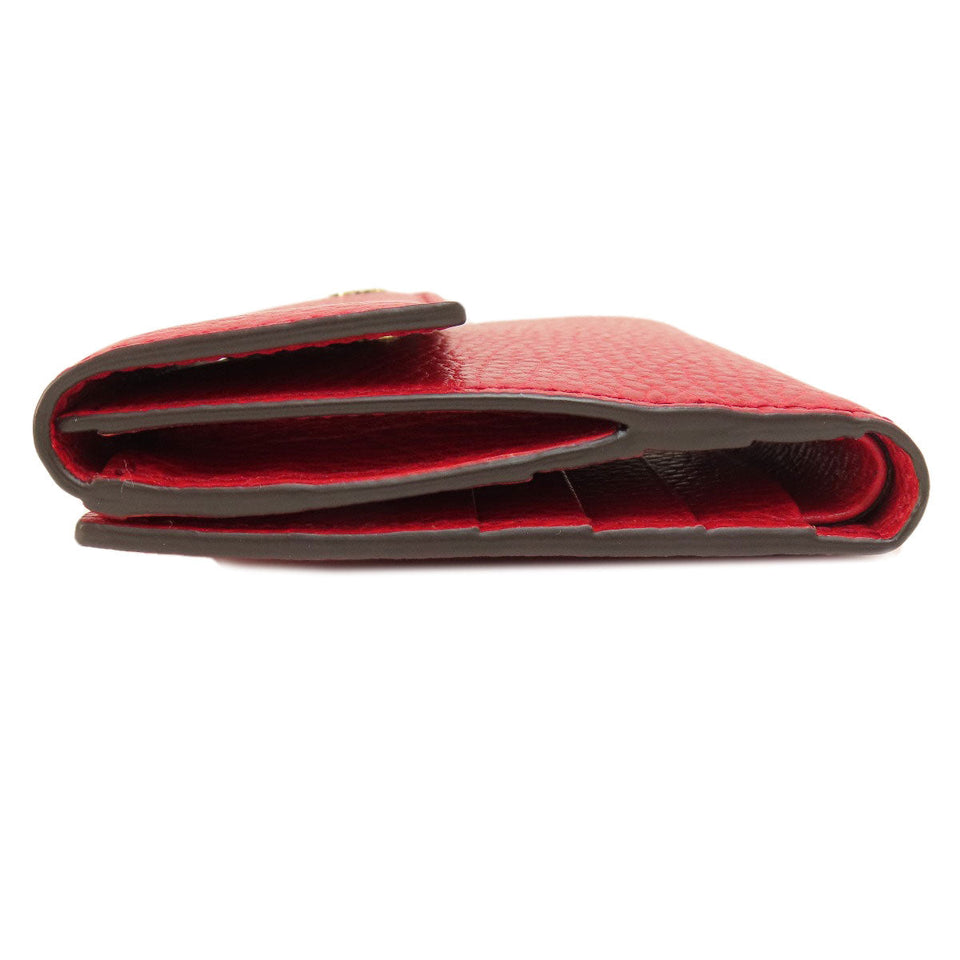 Gucci Bifold Wallet 449405 leather Red Interlocking G outlet