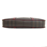 Burberry Handbag PVC Brown Check Pattern 2WAY