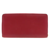 Gucci Long Wallet Purse 453158 Calfskin Red Bamboo