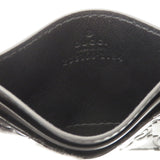 Gucci Card Case 233166 Calfskin black GG Shima mens