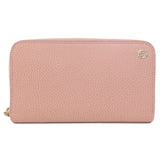 Gucci Long Wallet Purse 449347 leather pink Interlocking G outlet