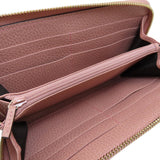 Gucci Long Wallet Purse 449347 leather pink Interlocking G outlet