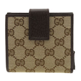 Gucci Bifold Wallet 146568 canvas Brown GG