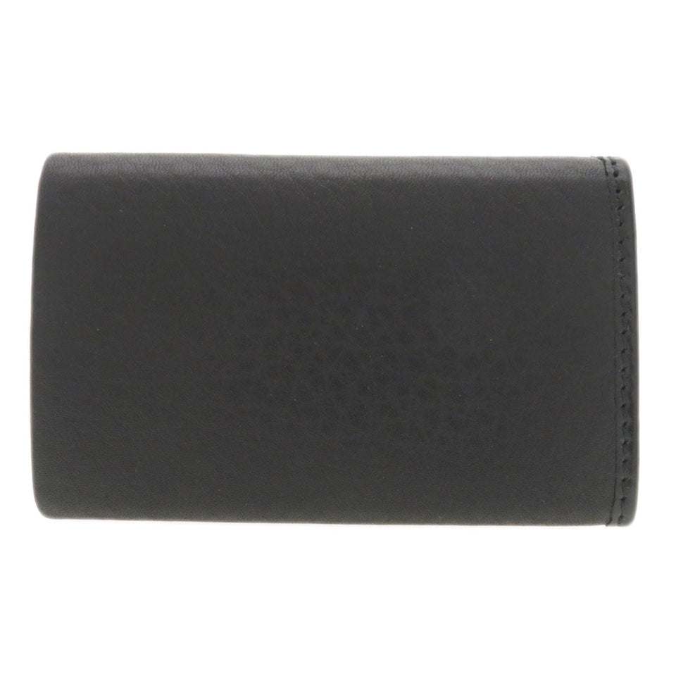 Gucci Key case Key holder  92749 Calfskin black Logo motif mens