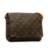 Louis Vuitton Monogram Mtte Tango Short Shoulder Bag Brown