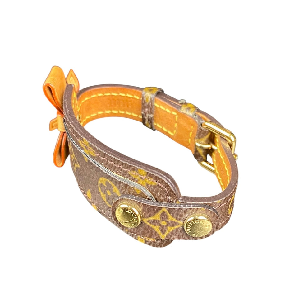 Louis Vuitton Brown Monogram Bow ID Bracelet