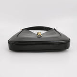 Gucci Jackie 1961 Black Leather Bag Small with Adjustable Strap