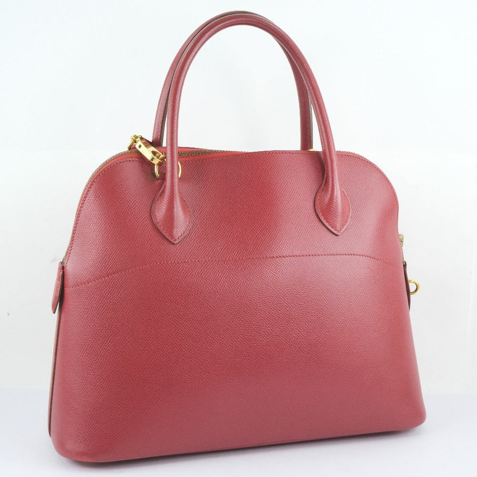 Hermes Handbag Courchevel Red Bored 31 Women