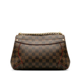 Louis Vuitton Damière Caisse Cratch Chain Sliding Shelter Bag Eve Brown PVC Leather Ladies Louis Vuitton