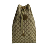 Gucci Handbag Leather, PVC Brown GG logo Women