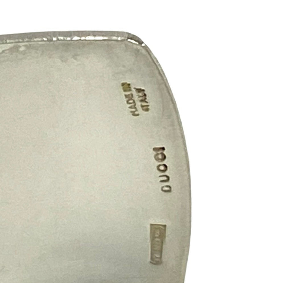 Gucci Bangle Silver925 Silver Cut-out wide cuffs Women