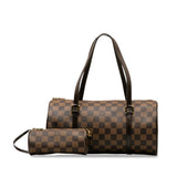Louis Vuitton Damier Papillon 30 Handbag Brown PVC Leather