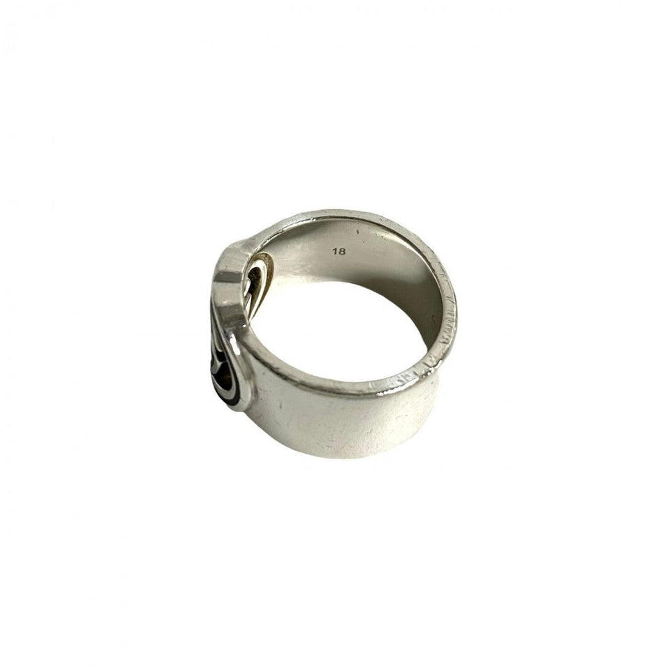 Gucci Ring Silver925 Silver Interlocking G mens(Unisex) 18