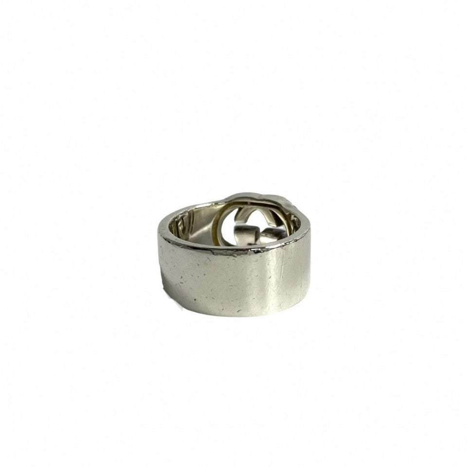 Gucci Ring Silver925 Silver Interlocking G mens(Unisex) 18