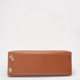 Hermes Vintage Gold Kelly Sellier 32 Epsom D Square 2000