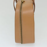 Luxury BurberrySs Hand Bag Leather Beige Auth 59466