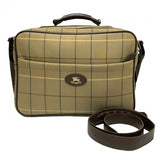 Burberry Shoulder Bag Canvas, Leather Brown Shadow Horse logo mens