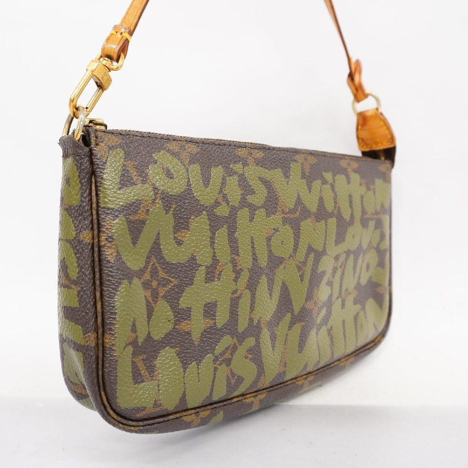 Louis Vuitton Pochette Accessoires Handbag Stephen Spro Graffiti