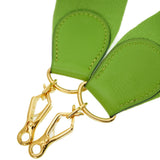Hermes Shoulder strap Leather, Canvas Apple green Evelyn Shoulder Strap Women