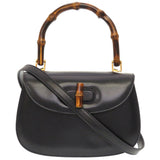 Gucci Handbag 000 46 0188 Bamboo Navy Women