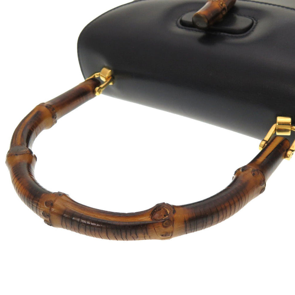 Gucci Handbag 000 46 0188 Bamboo Navy Women