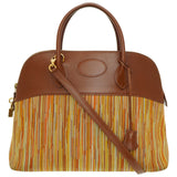 Hermes Handbag Boxcalf, Vibrato Noazette Bored 35 Women