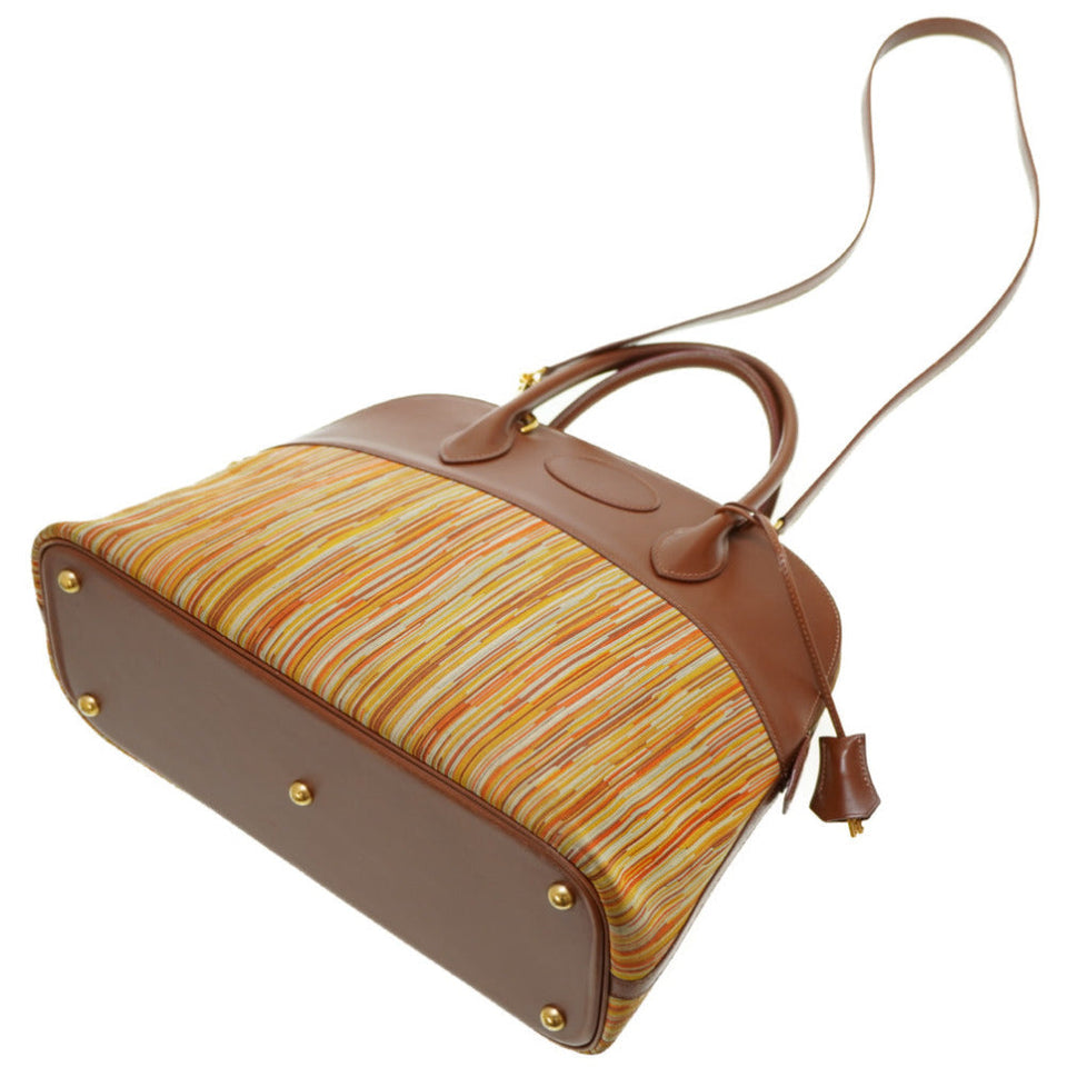 Hermes Handbag Boxcalf, Vibrato Noazette Bored 35 Women