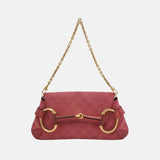 Gucci Horsebit 1955 Chain Bag Gucci Monogram Pink Canvas
